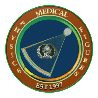 A logo of the physics medical figures.
